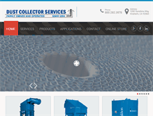 Tablet Screenshot of dustcollectorservices.com